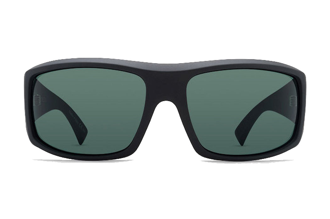 Von Zipper Clutch Sunglasses Black Satin Grey Sport