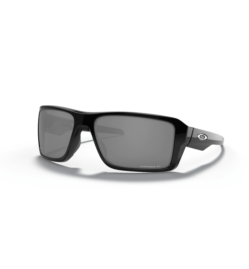 Oakley Double Edge Polarized Sunglasses PolishedBlack Prizm Black Square