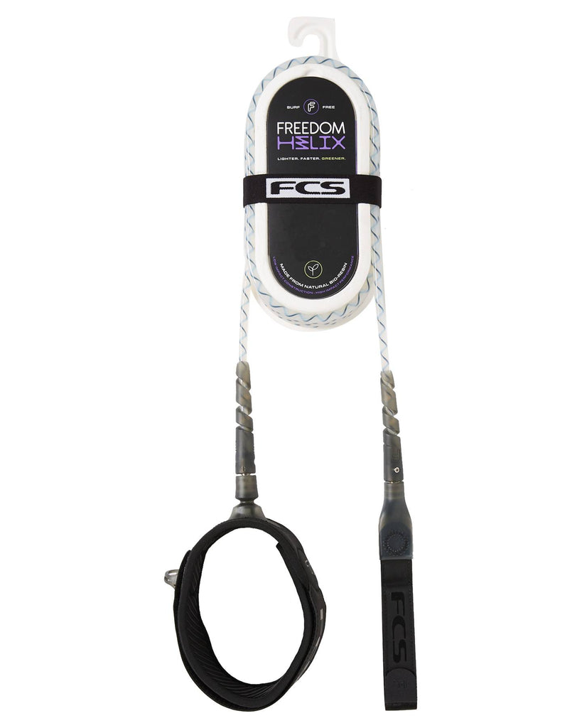FCS Freedom Helix All Around Leash Natural-Black 7ft0in