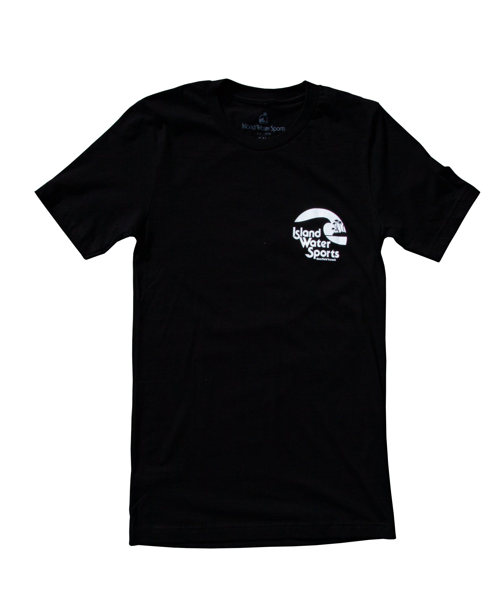 Island Water Sports Reverse Sticker S/S Tee Black/White XXL