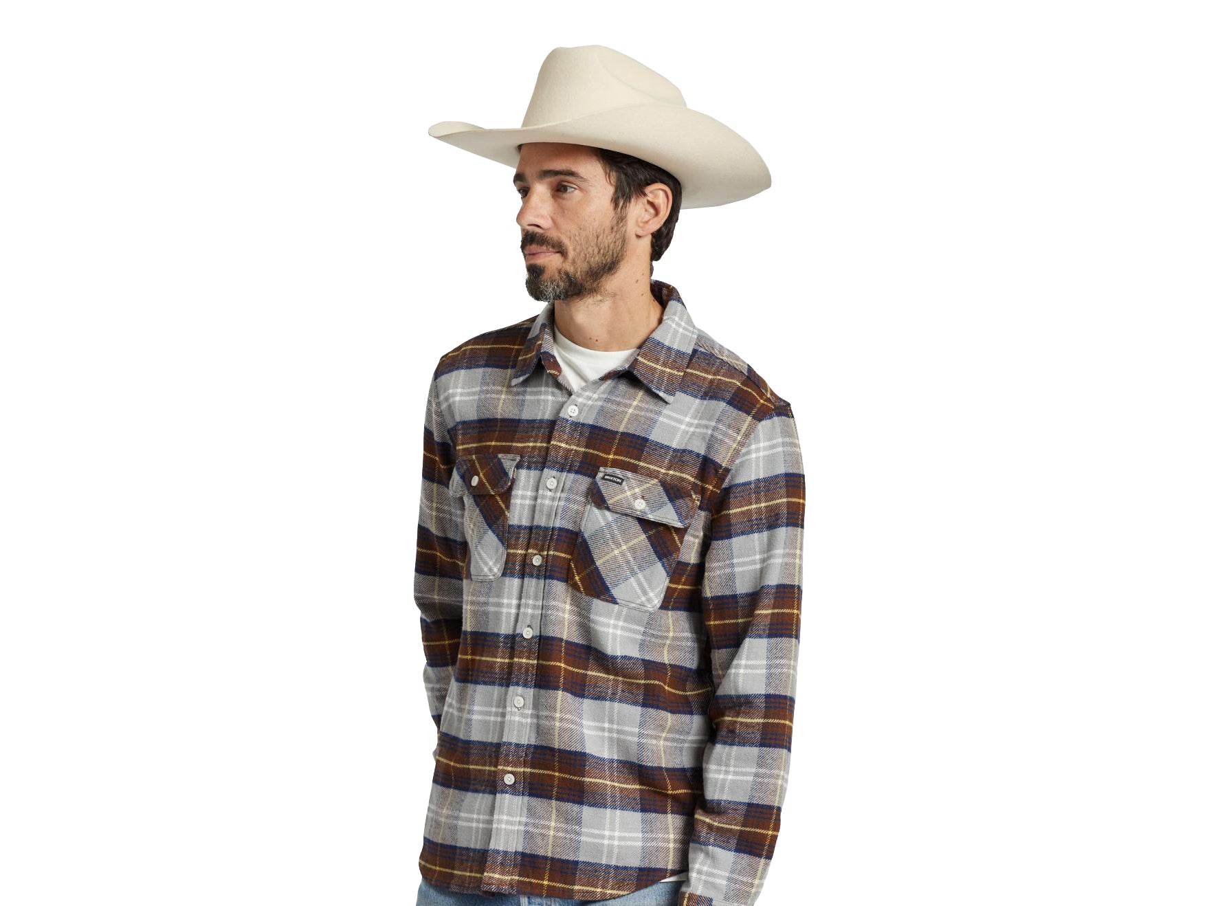 Brixton El Paso Cowboy Hat WhiteCap OS