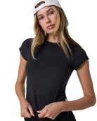 Vuori S/S Halo Baby Tee SBK-Solid Black M
