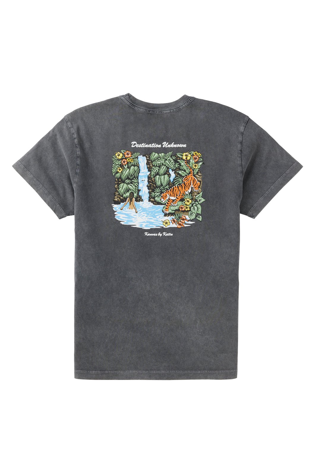 KATIN LAGOON TEE BLACK SAND WASH XXL