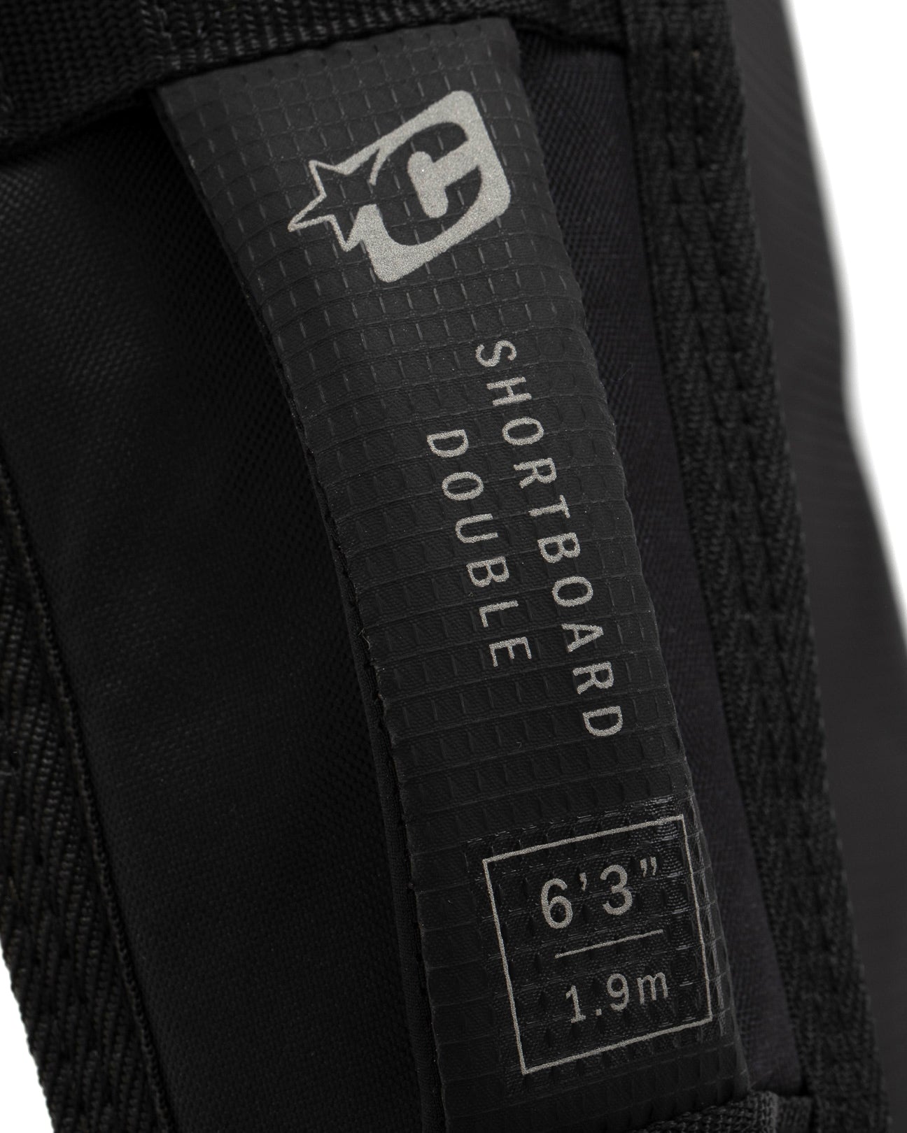 Creatures of Leisure Double DT2.0 Shortboard Boardbag Black-Silver 6ft0in
