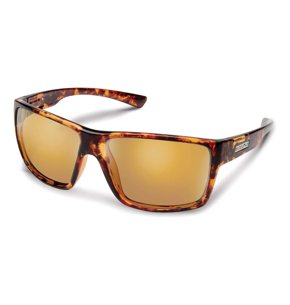 SunCloud Hawthorne Sunglasses Tortoise Sienna Square