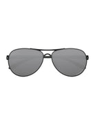 Oakley Feedback Polarized Sunglasses Polished Black Prizm Black Aviator