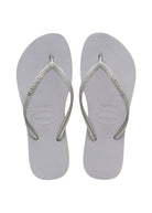 Havaianas Slim Flatform Sparkle Womens Sandal 3498-Ice Grey 9