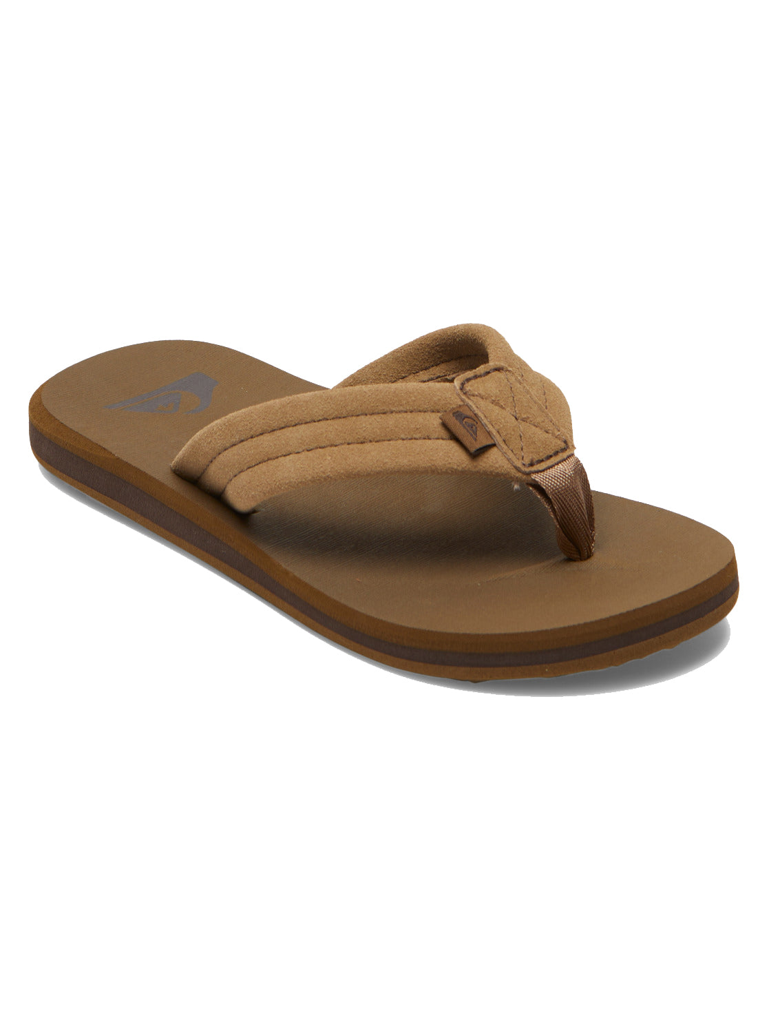 Quiksilver Carver Suede Core Youth Boys Sandal CSJ1-Tan1 12 C