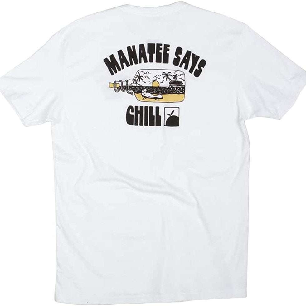 Flomotion Manatee Chill SS Tee White S