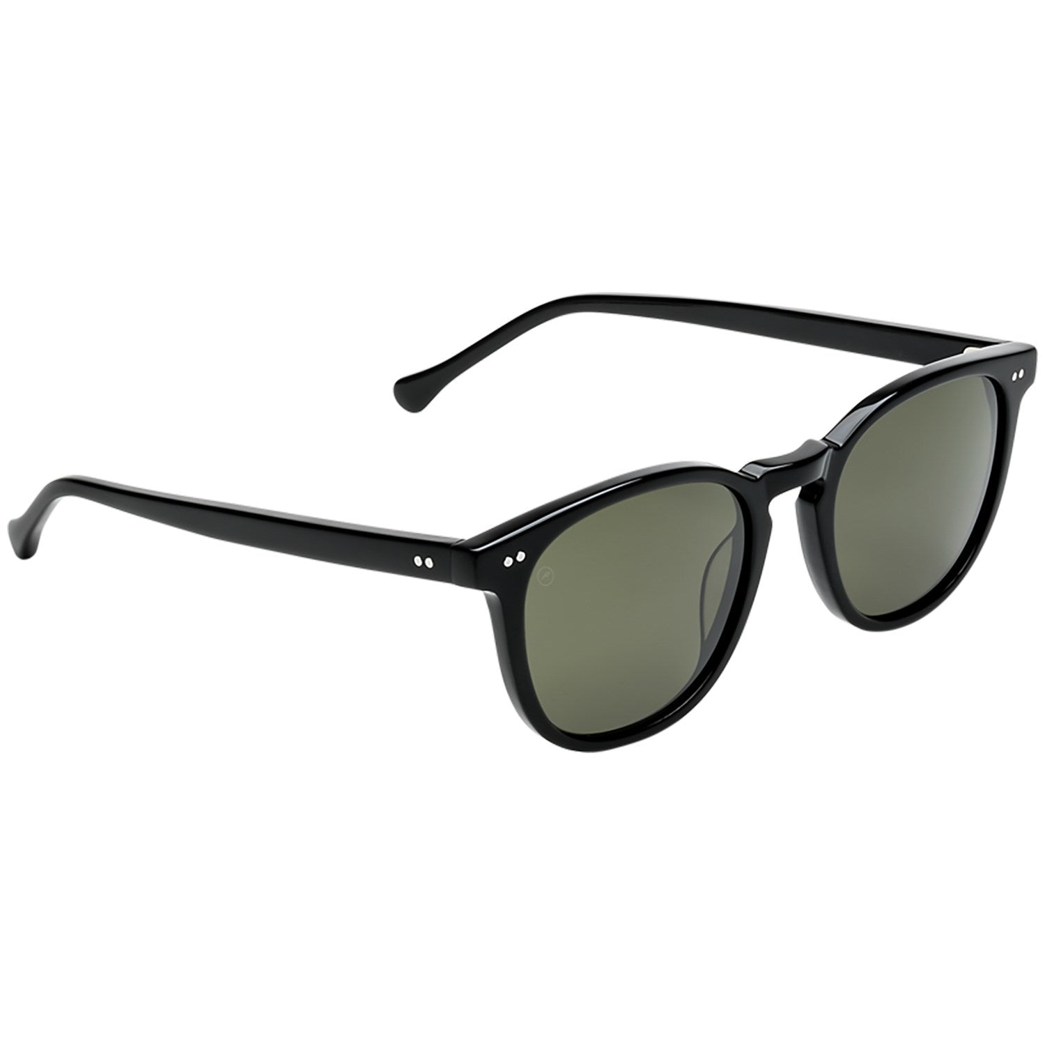 Electric Oak Polarized Sunglasses GlossBlack Grey Round