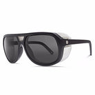 Electric Stacker Sunglasses Matte Black Ohm+ Grey Oversized