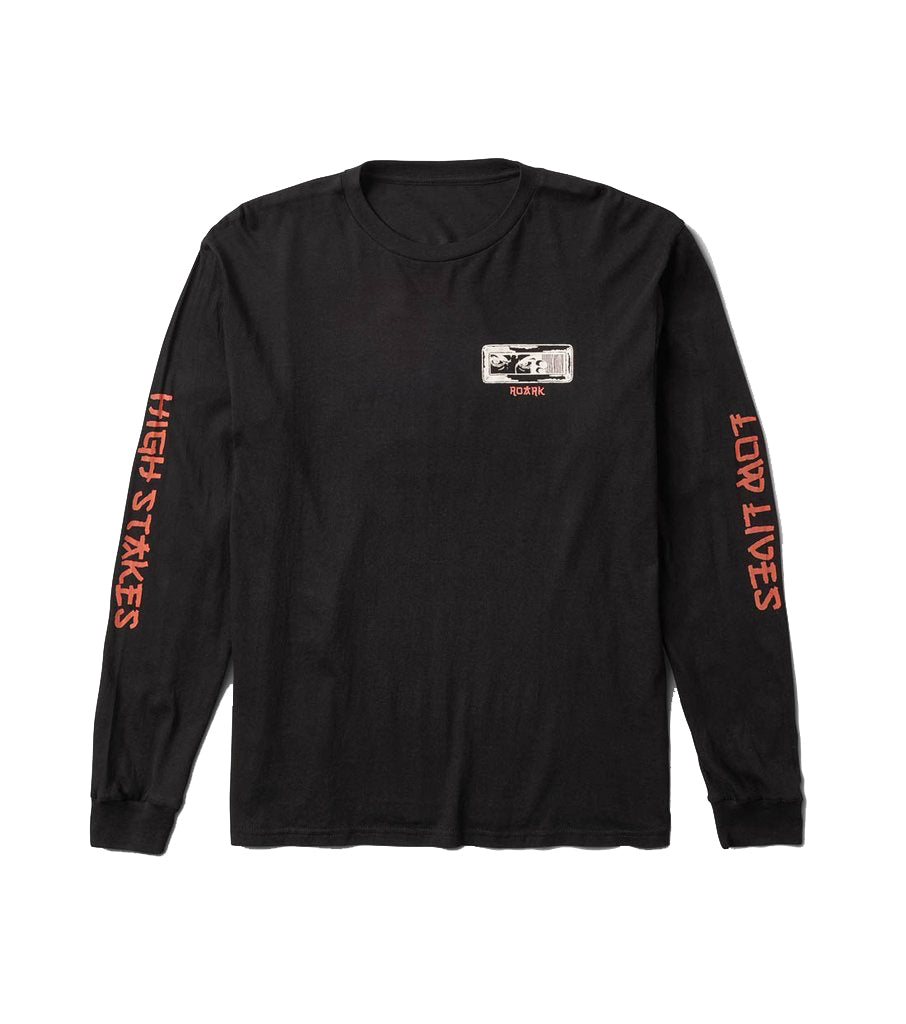 Roark High Stakes Low Lives LS Tee BLK M