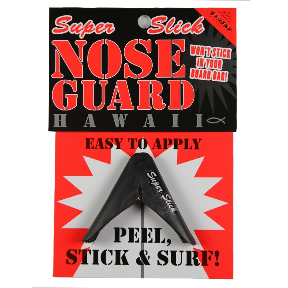 SurfCo Old School Nose Guard Super Slick Black