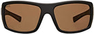 Von Zipper Suplex Polarized Sunglasses BlackSoftSatin Bronze PSZ