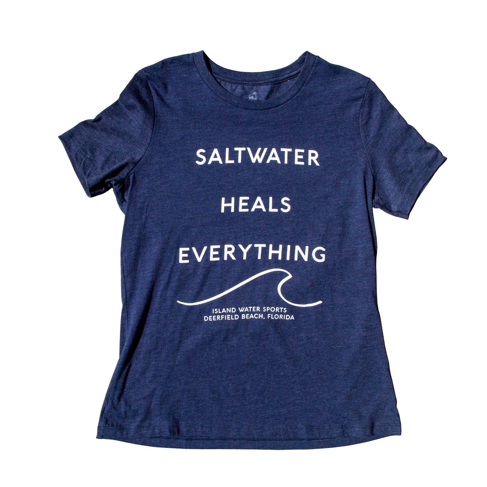 IWS Saltwater Heals Everything Relaxed S/S Tee HeatherNavy S