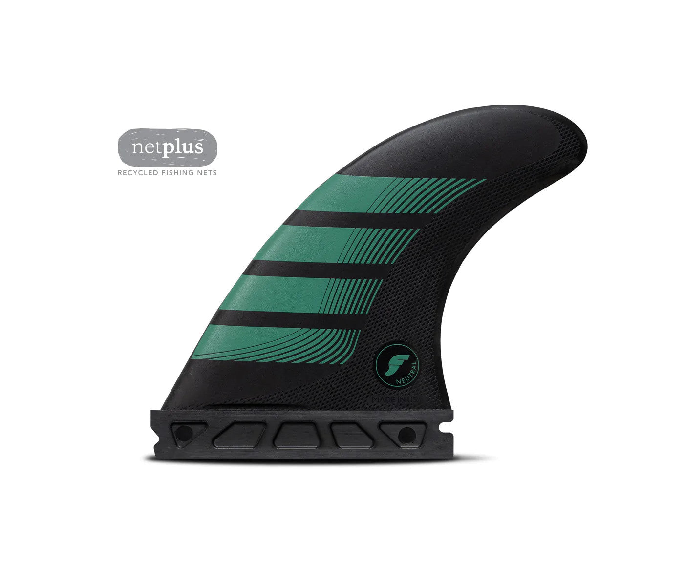 Future Fins F6 Alpha Thruster Fin Set Carbon-Teal M