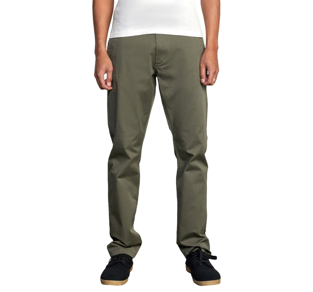 RVCA The Weekend Straight Fit Chino OLV 33