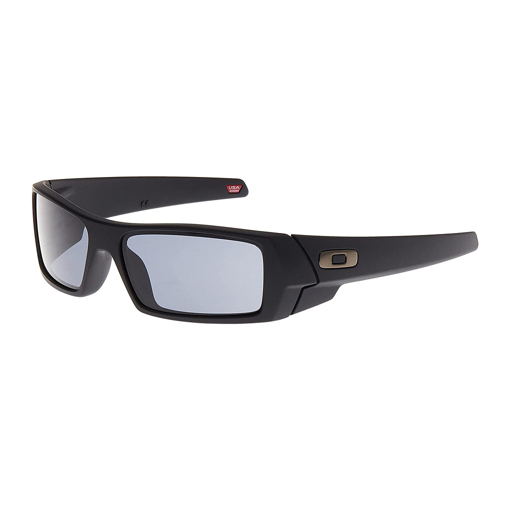 Oakley Gascan Polarized Sunglasses Matte Black Black Iridium Square