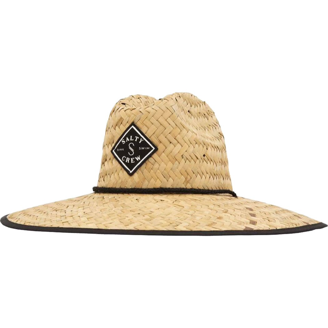 Salty Crew Tippet Coverup Straw Hat  Black OS