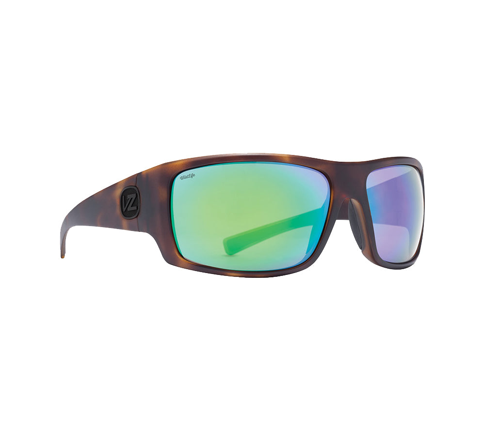 Von Zipper Suplex Polarized Sunglasses TortSatin Green PTG