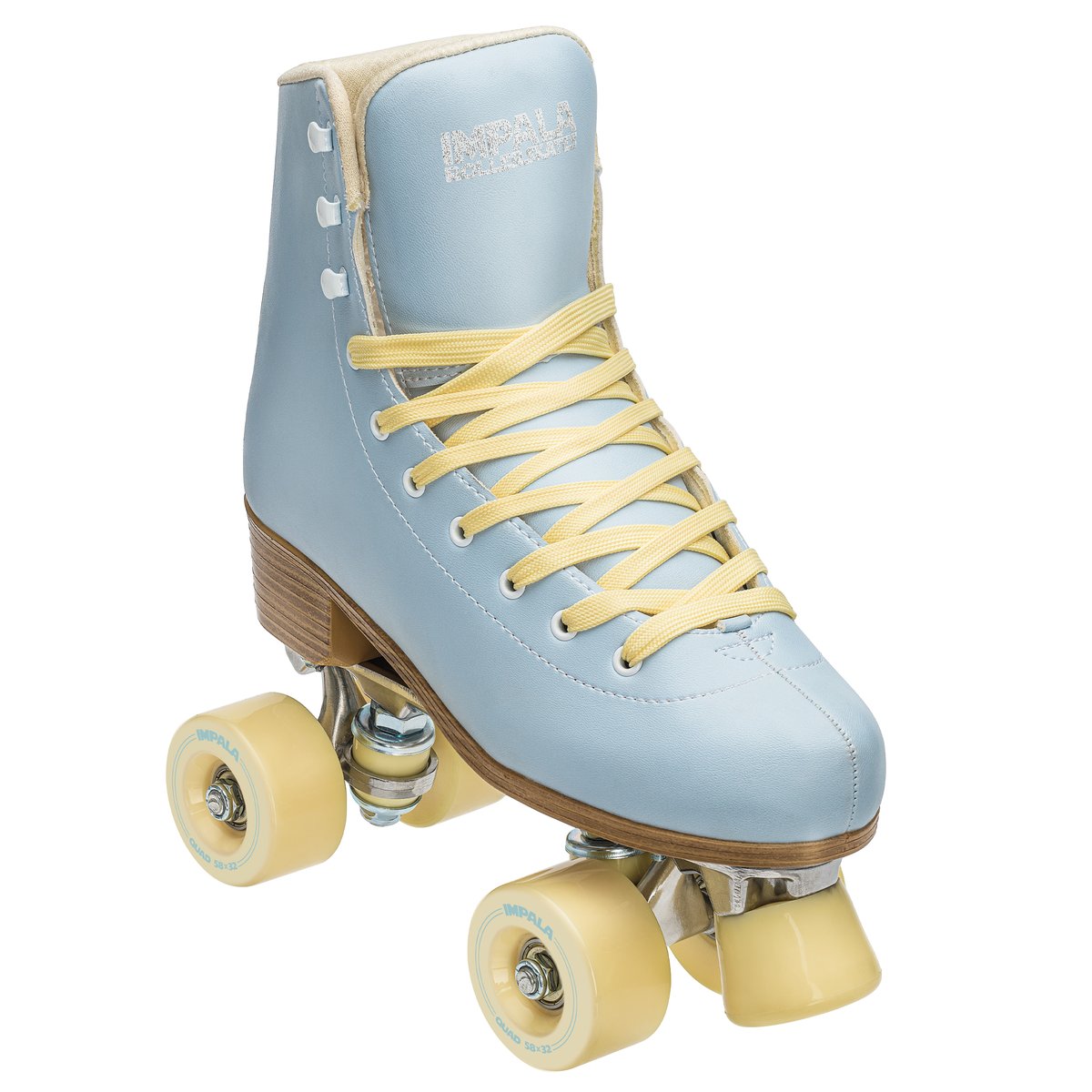 Impala Sidewalk Womens Roller Skates SkyBlue/Yellow 10