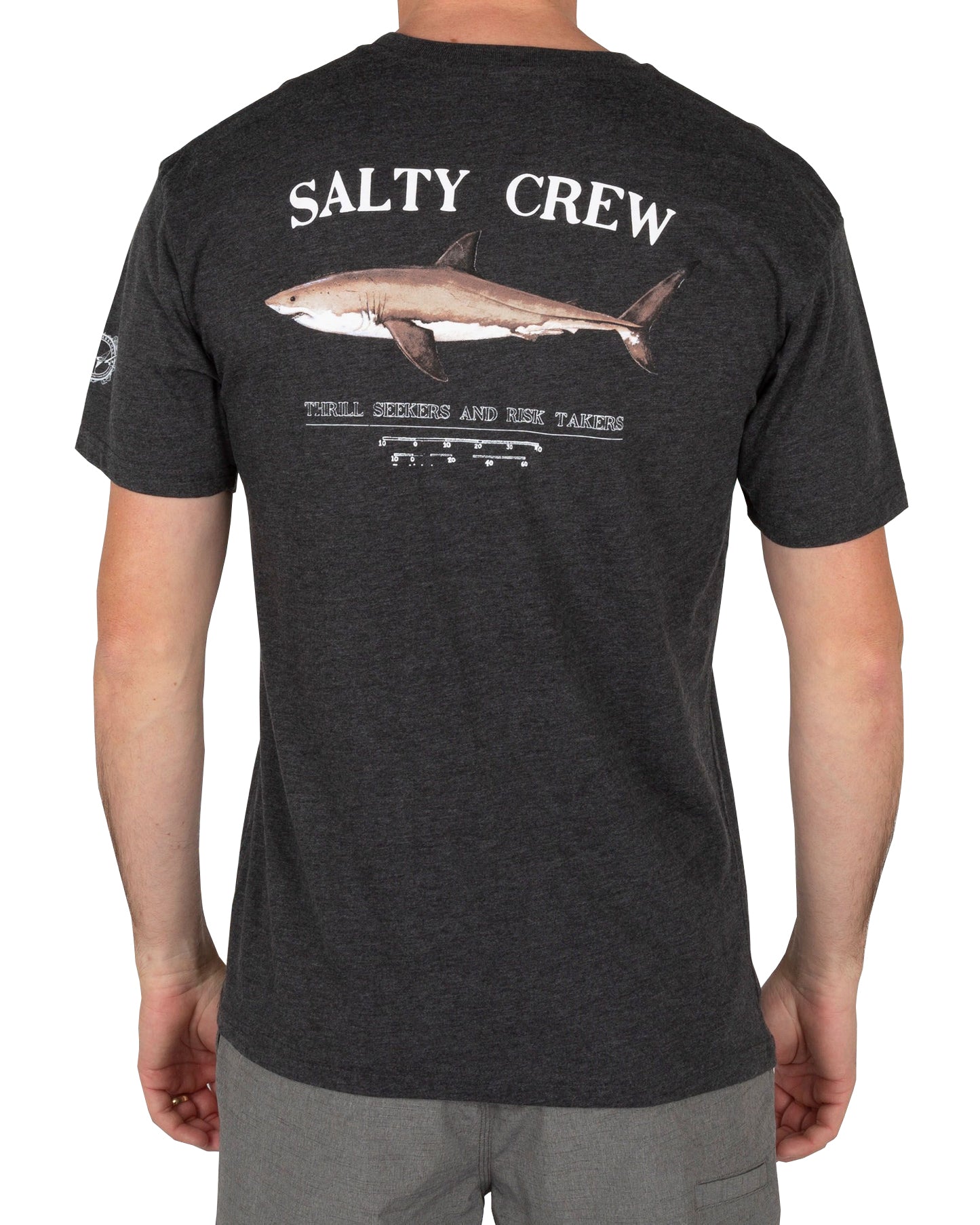 Salty Crew Bruce SS Tee Charcoal HTR XL