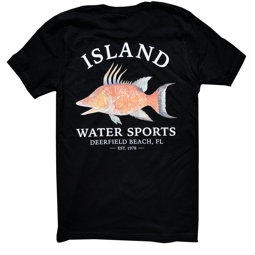 Island Water Sports Hogfish SS Tee Black S