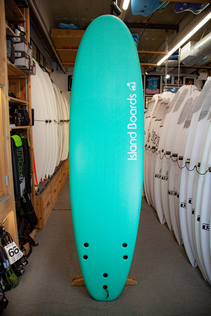 Island Water Sports Classic Softtop Surfboard Turquoise 7ft0in