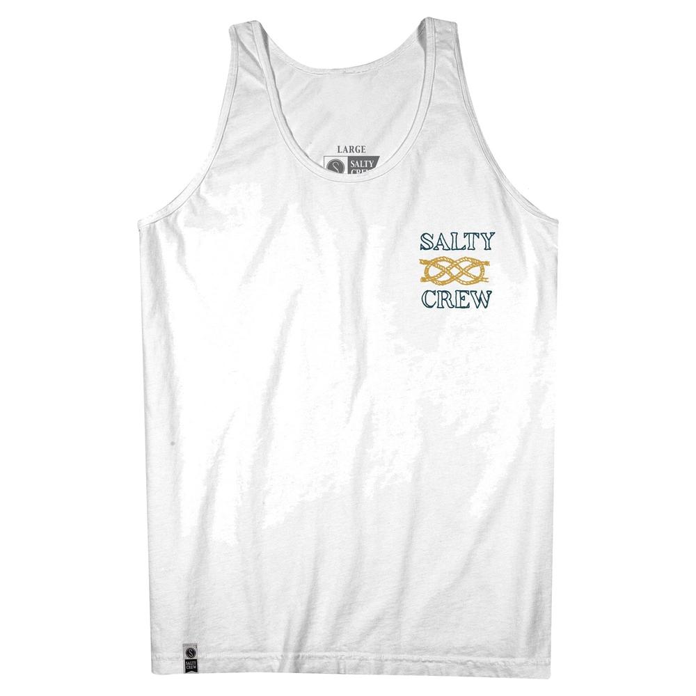 Salty Crew Knotted Tank White S