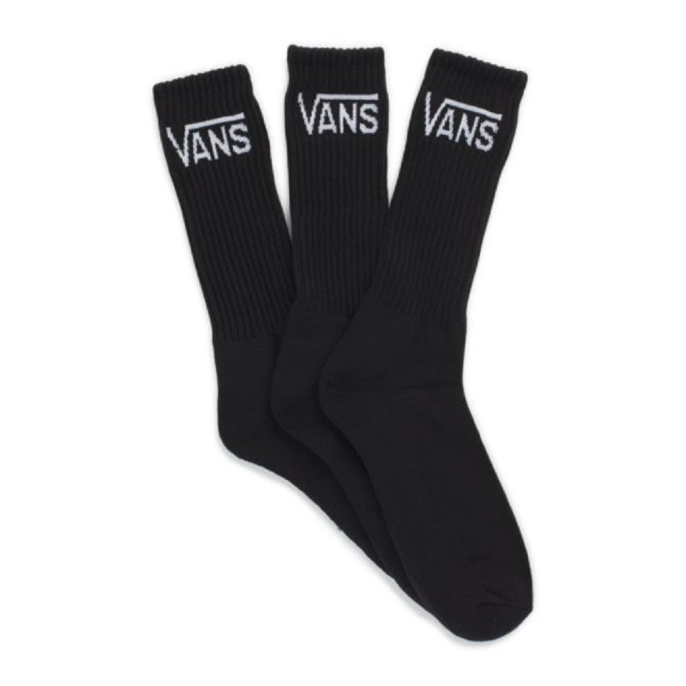 Vans Mens Classic Crew Sock Black 6.5-9