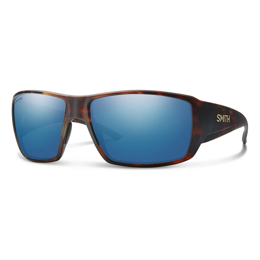 Smith Guides Choice Polarized Sunglasses MatteTortoise BlueMirror ChromapopGlass