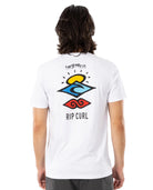 Rip Curl Search Icon SS Tee White L