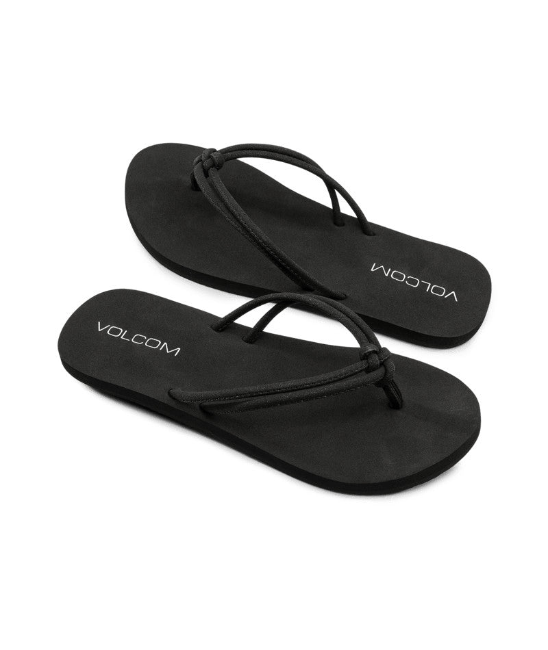 Volcom Forever and Ever 2 Womens Sandal BKO-Black Out 10