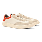 Olukai Punini Mens Shoe 189U-Off White-Molten Orange 8