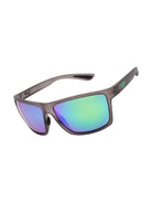 Peppers Hammerhead Polarized Sunglasses GreyTrans GreenMirror