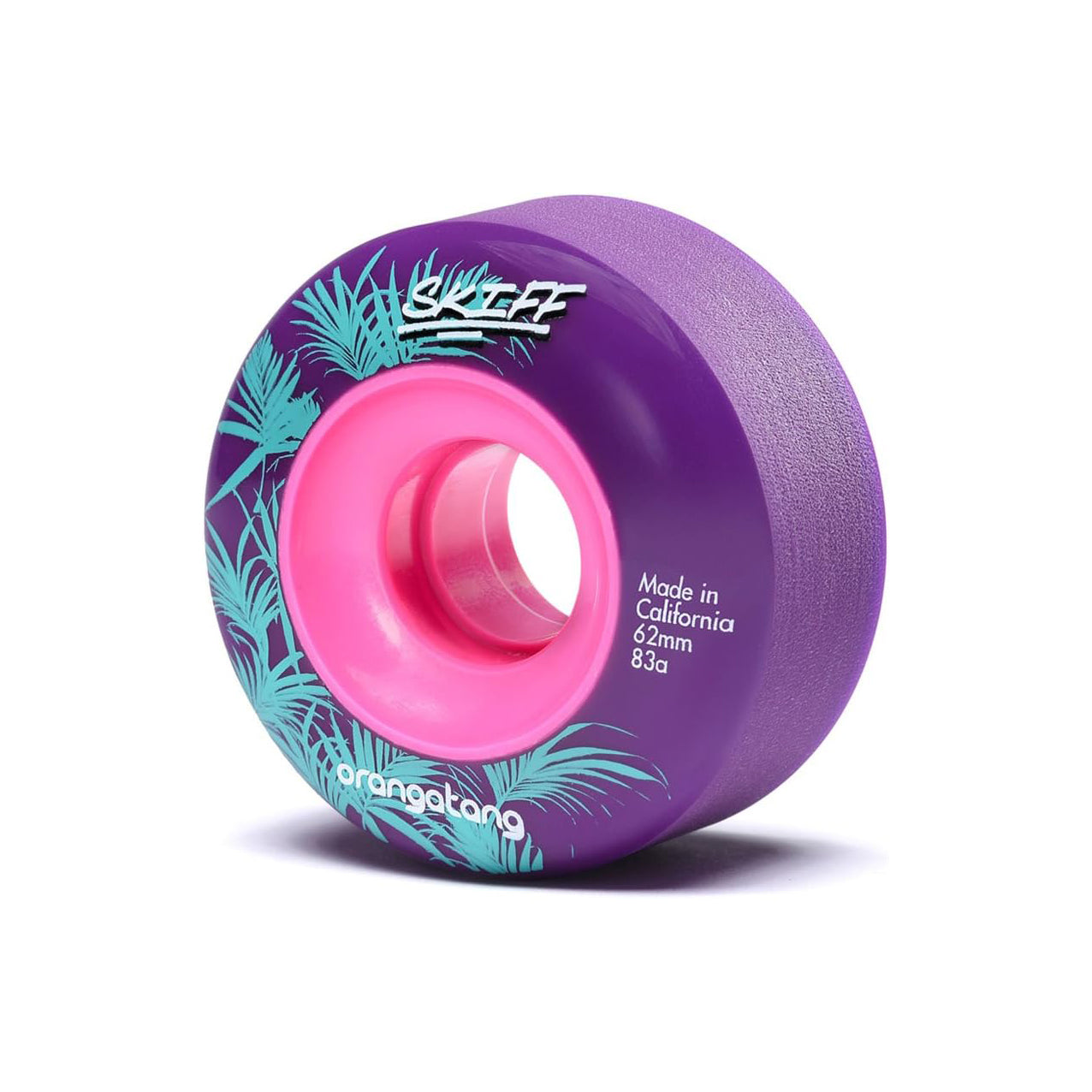 Orangatang Skiff Slasher Skateboard Wheels Purple 62mm 83a