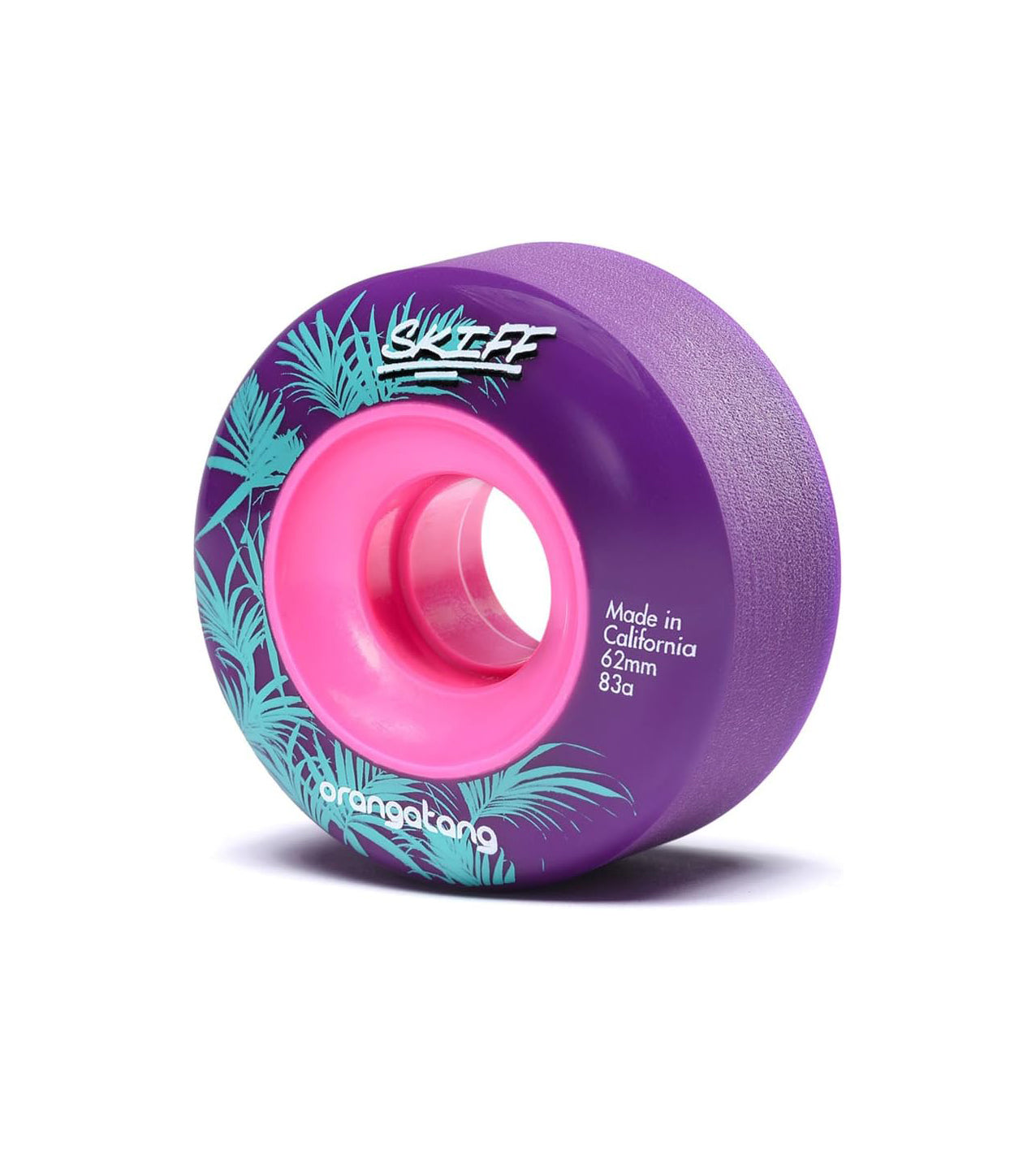 Orangatang Skiff Slasher Skateboard Wheels Purple 62mm 83a