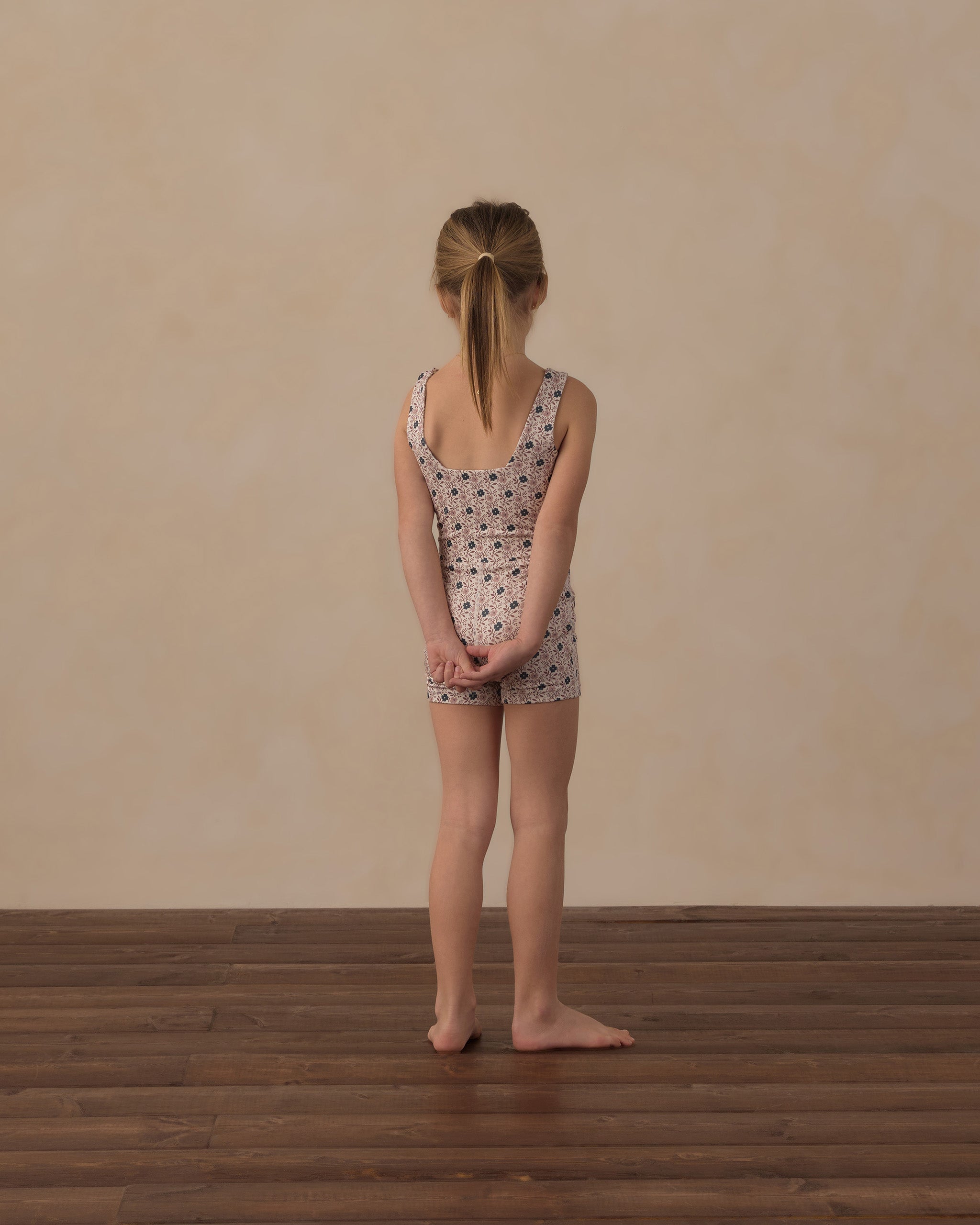 Rylee and Cru Malibu Bodysuit Blue Primrose 2-3Y