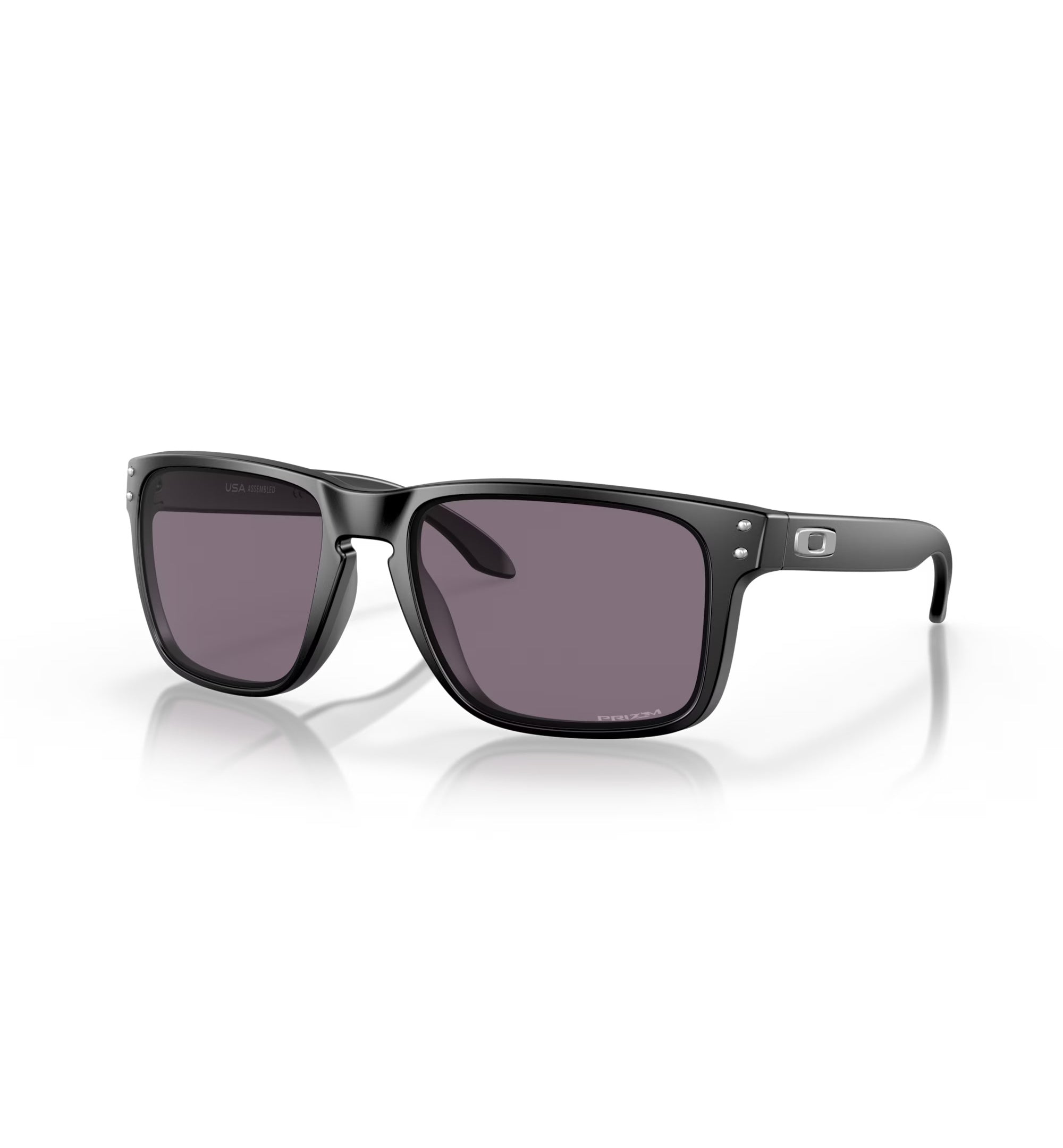 Oakley Holbrook XL Polarized Sunglasses MatteBlack PrizmGrey Square