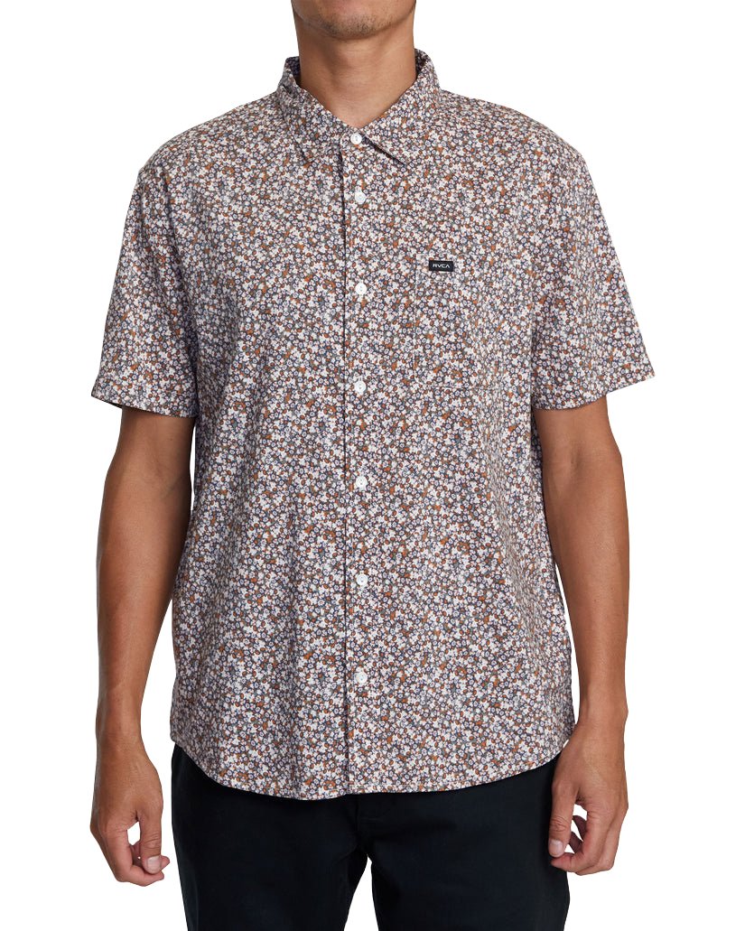 RVCA MICRO GARDEN WVTP PAL-Pale Mauve S