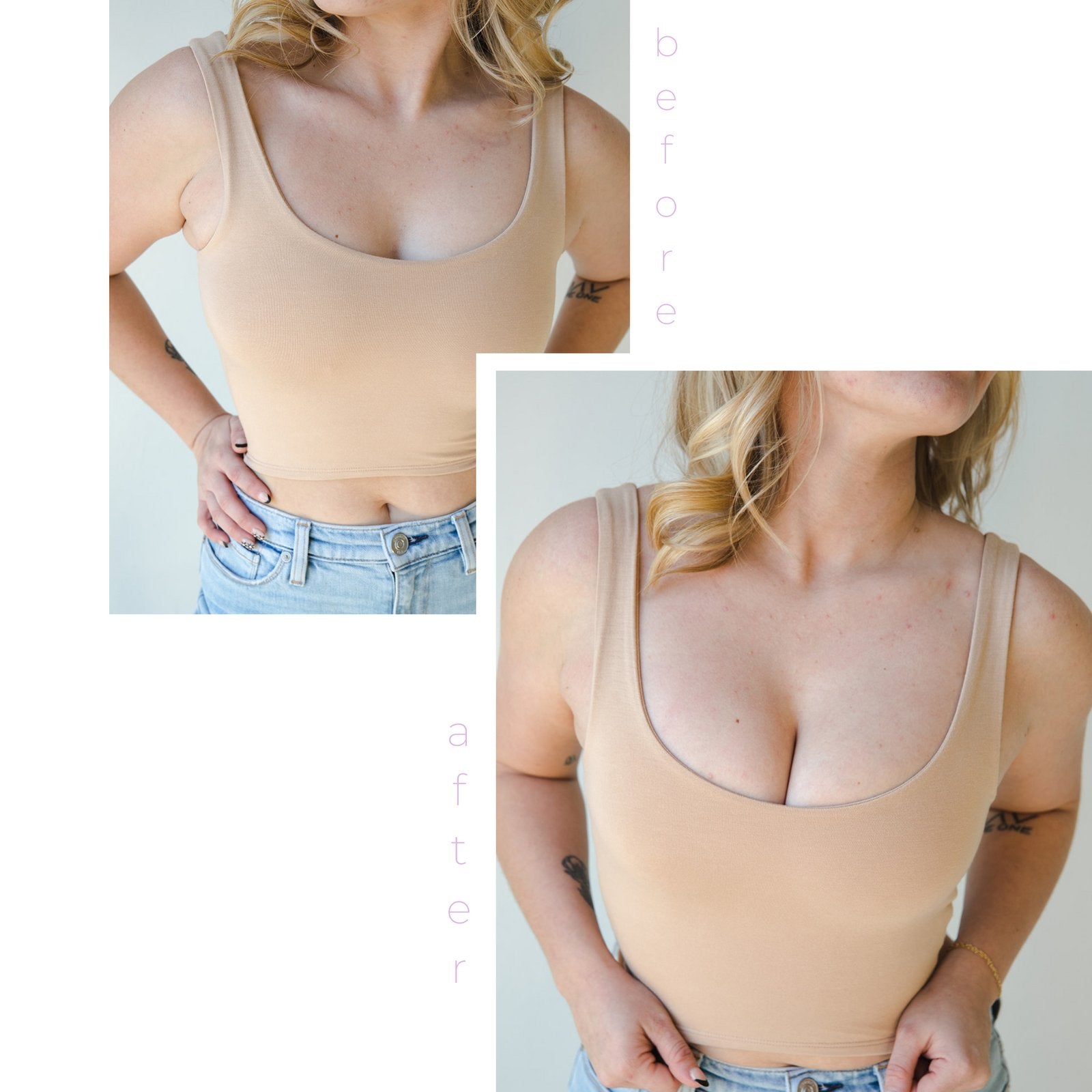 Boob-eez Silicone Stick on Bra  LightTint B