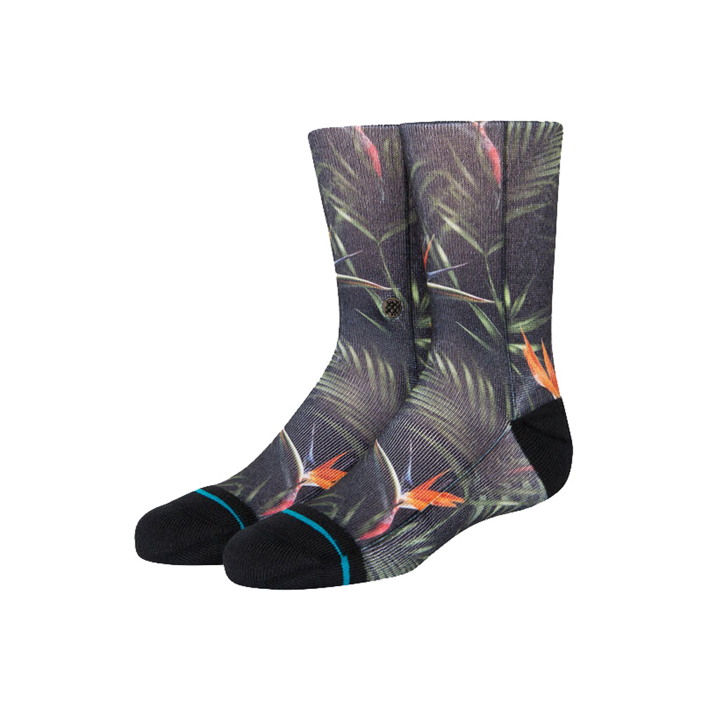 Stance Paradis Kids Crew Socks Black L