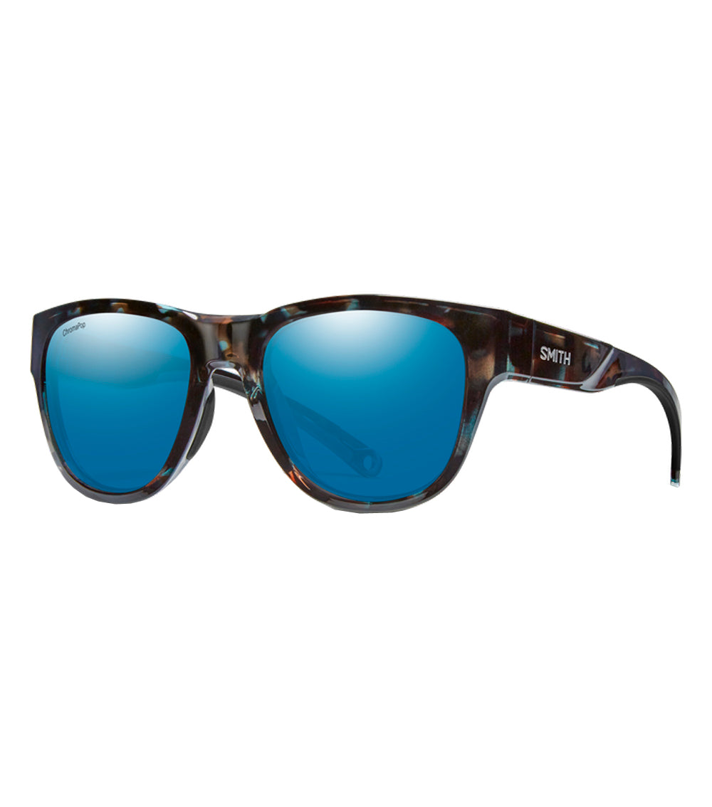 Smith Rockaway Polarized Sunglasses SkyTortoise CPGlassBlueMirror