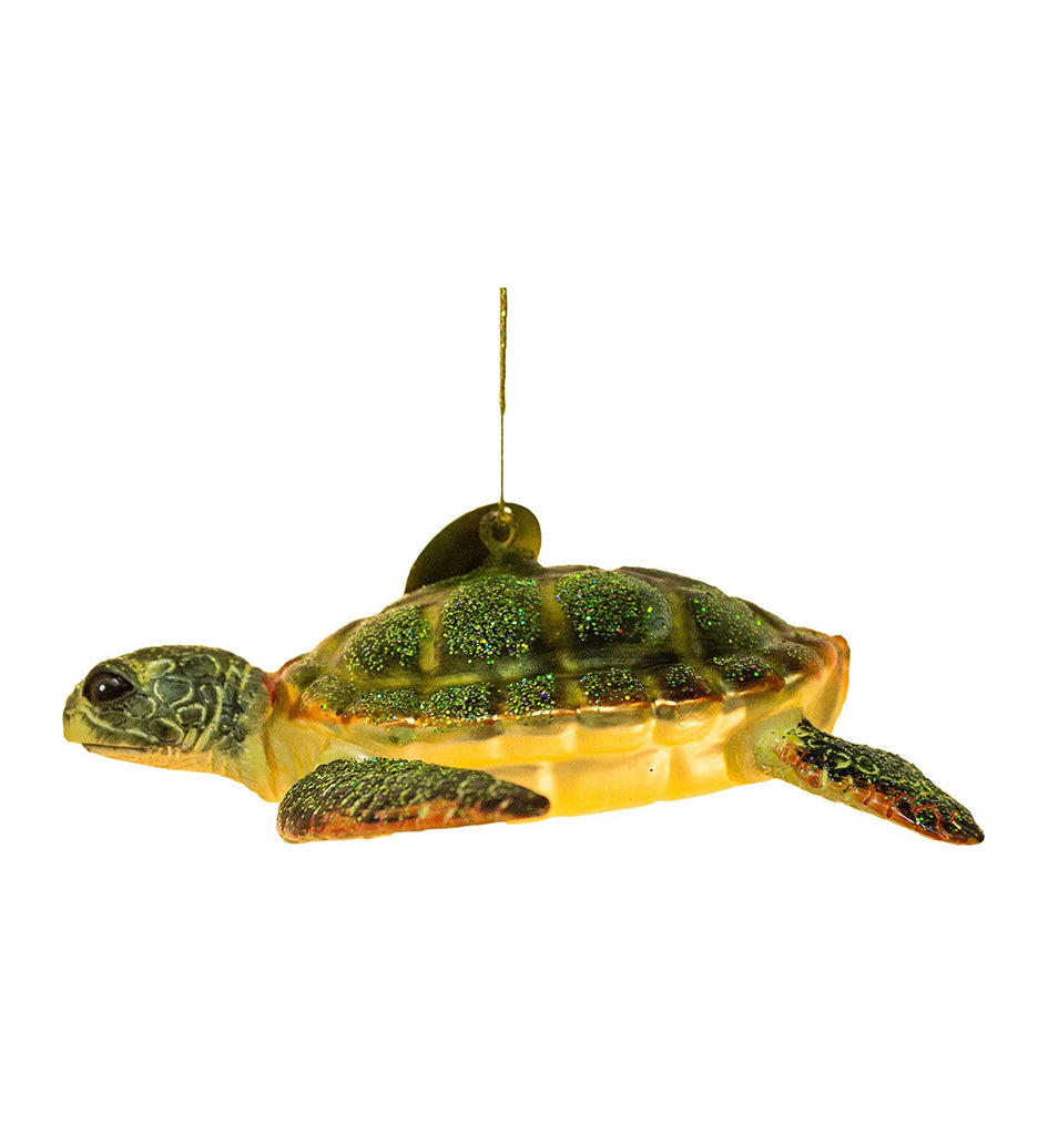 Cape Shore Blown Glass Sea Turtle Ornament