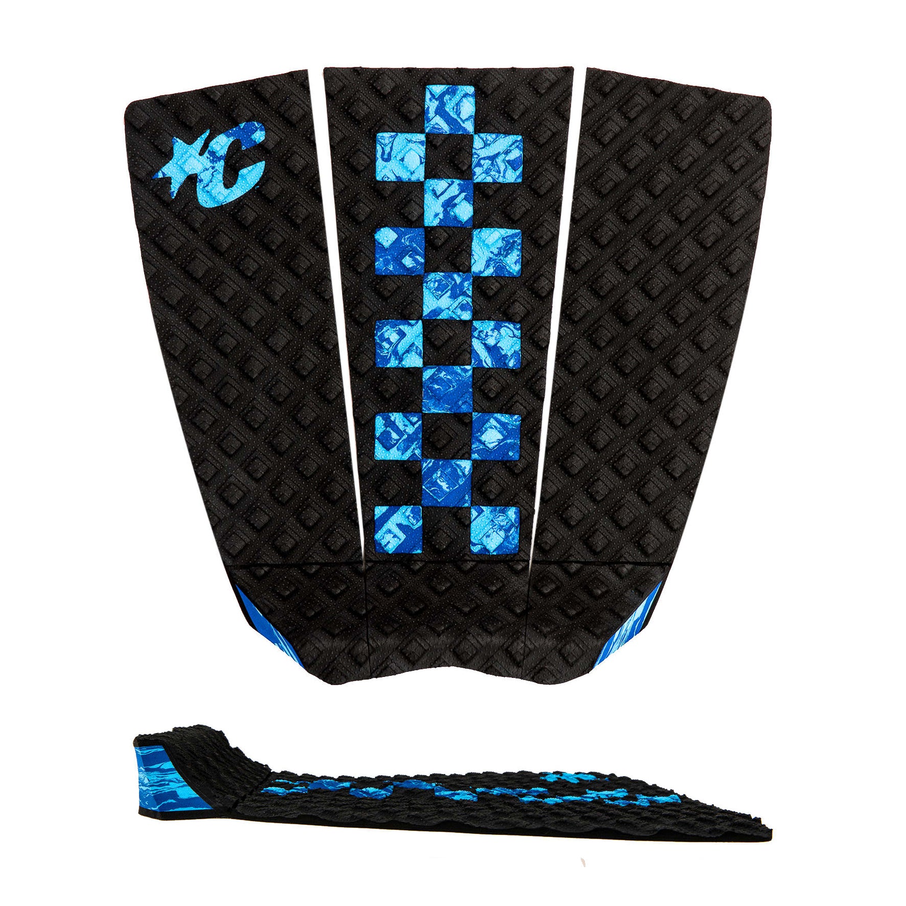 Creatures of Leisure Jack Freestone Lite Traction Pad Black Cyan Royal Swirl Chex