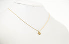Silver Girl North Star Necklace Gold
