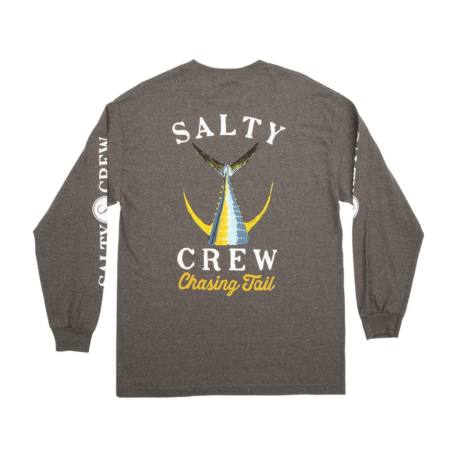 Salty Crew Tailed LS Tee Charcoal M