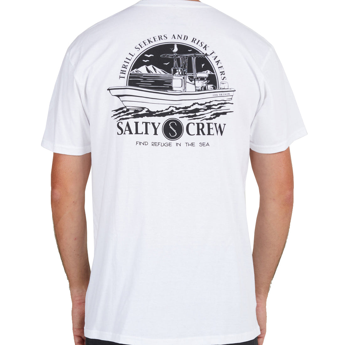 Salty Crew Super Panga SS Tee White M
