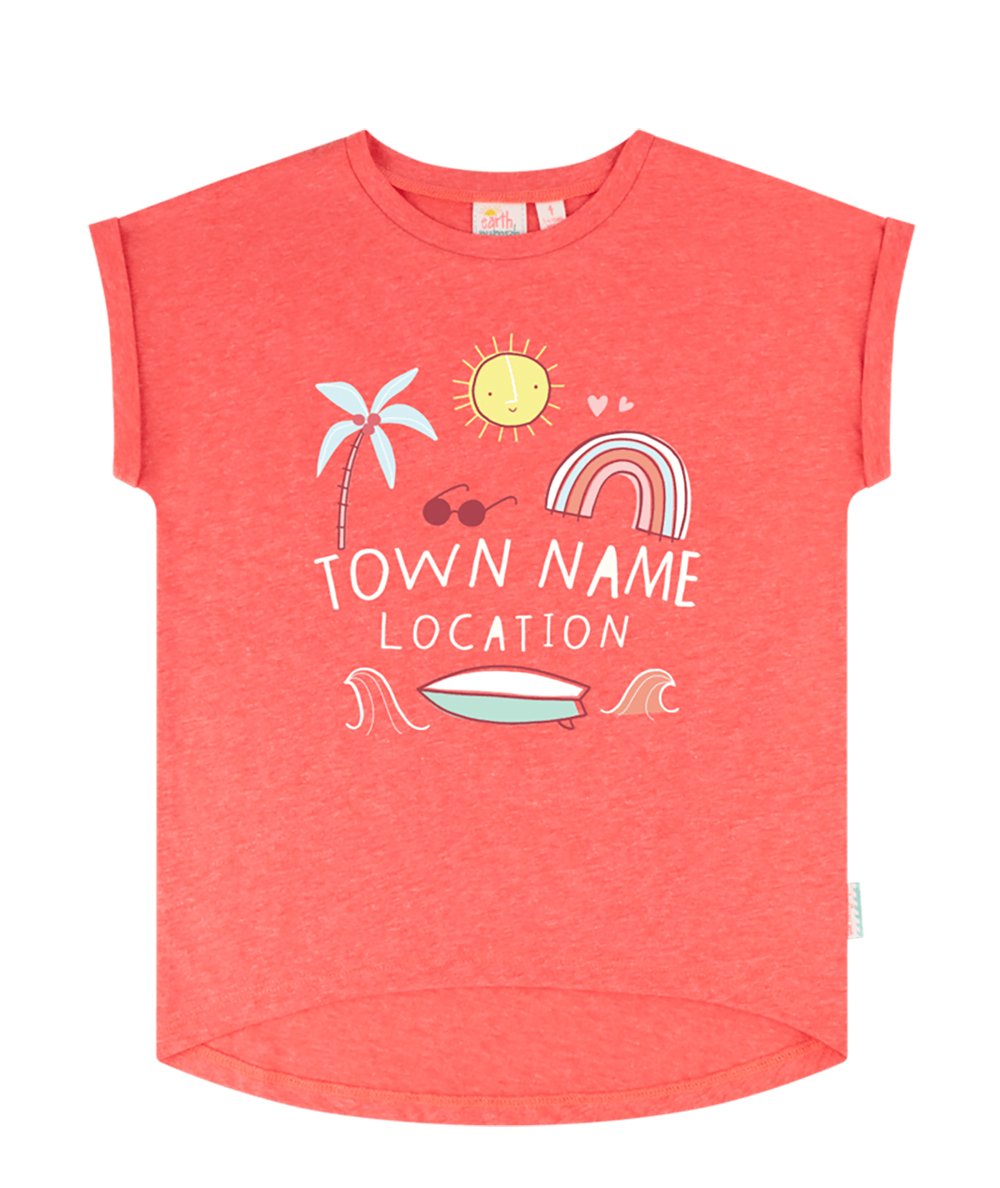 TANK STREAM DESIGN GIRLS T - SUNSHINE COOL