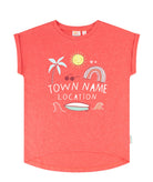 TANK STREAM DESIGN GIRLS T - SUNSHINE COOL MELON 6